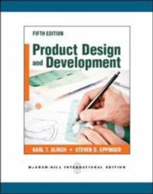 Product Design and Development | 5:e upplagan