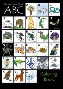 The Wandering Mind ABC : Coloring book