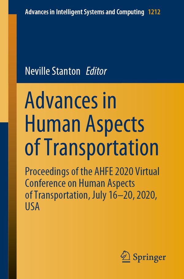 Advances in Human Aspects of Transportation | 1:a upplagan