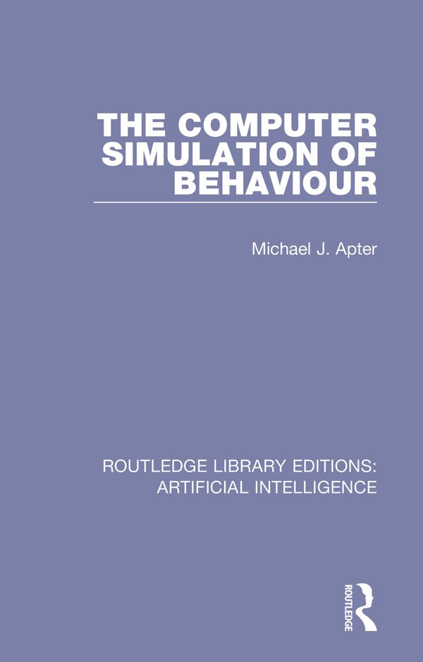 The Computer Simulation of Behaviour | 1:a upplagan