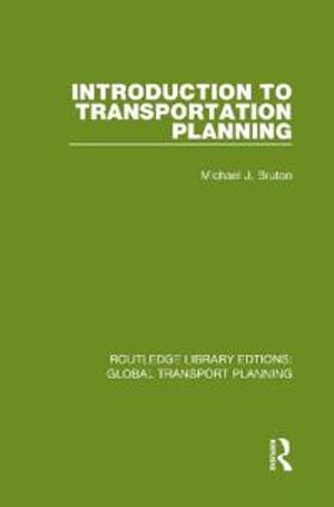 Introduction to Transportation Planning | 1:a upplagan