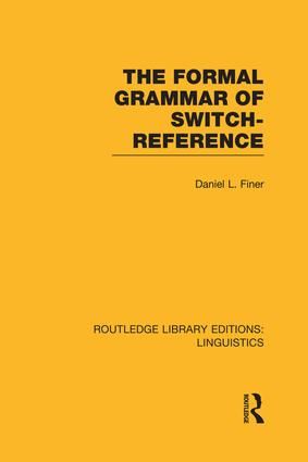 The Formal Grammar of Switch-Reference | 1:a upplagan