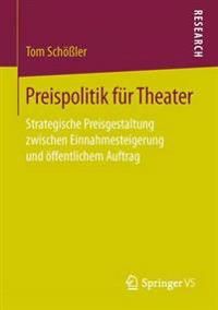 Preispolitik für Theater | 1:a upplagan