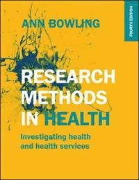 Research Methods in Health | 0:e upplagan