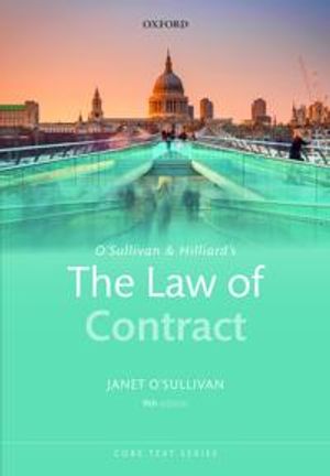 O'Sullivan & Hilliard's The Law of Contract