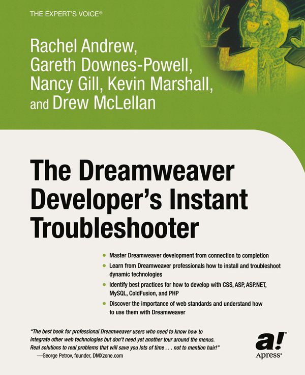 The Dreamweaver Developer's Instant Troubleshooter | 1:a upplagan