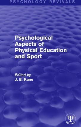 Psychological Aspects of Physical Education and Sport | 1:a upplagan