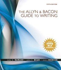 The Allyn & Bacon Guide To Writing