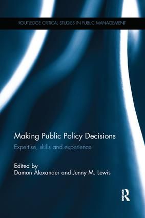 Making Public Policy Decisions | 1:a upplagan