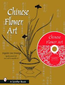 Chinese Flower Art : Line Drawings with CD