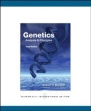 Genetics - Analysis and Principles