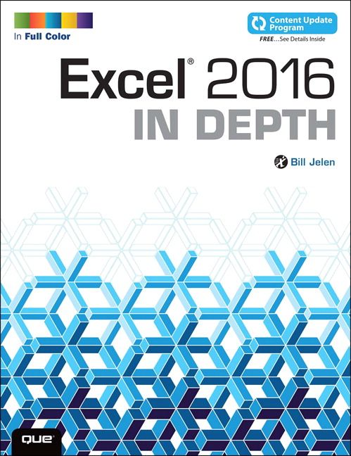Excel 2016 In Depth (includes Content Update Program) | 0:e upplagan
