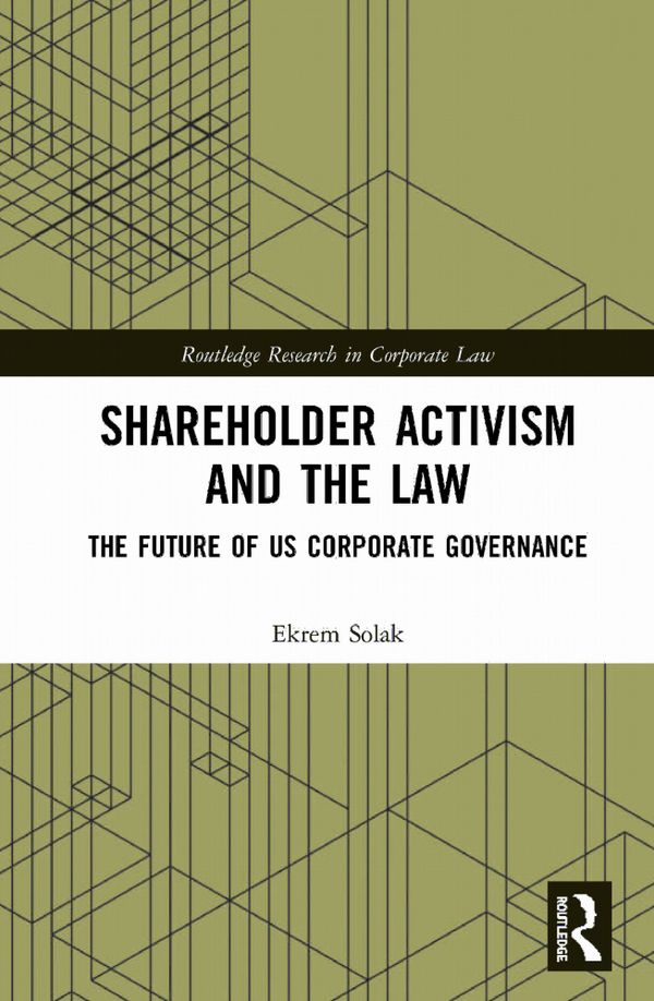 Shareholder Activism and the Law | 1:a upplagan