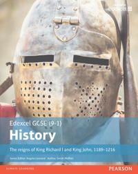 Edexcel GCSE (9-1) History The reigns of King Richard I and King John, 1189–1216 Student Book | 0:e upplagan