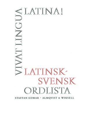 Vivat lingua latina- latinsk-svensk ordlista | 1:a upplagan