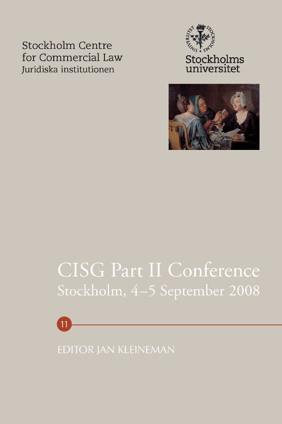 CISG Part II Conference, Stockholm, 4-5 September 2008 | 1:a upplagan