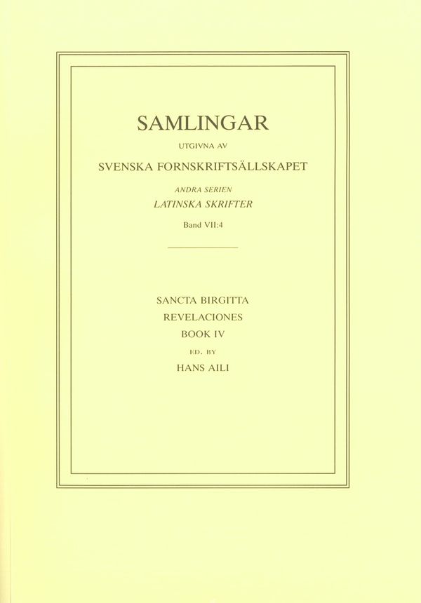 Sancta Birgitta: Revelaciones. Book 4 | 0:e upplagan