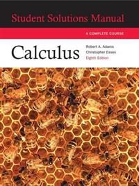 Calculus: Complete Course Student Solutions Manual