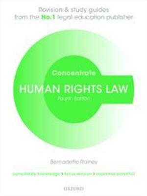 Human rights law concentrate - law revision and study guide