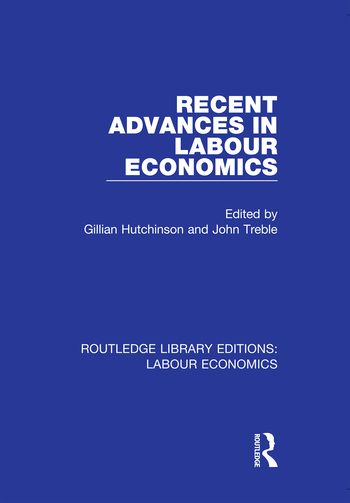 Recent Advances in Labour Economics | 1:a upplagan