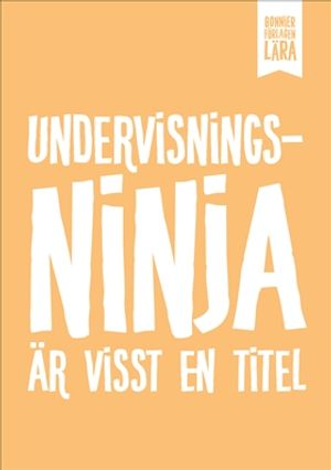 Anteckningsbok: Undervisningsninja är visst en titel (randig)