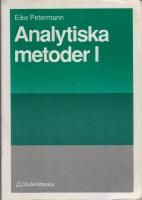 Analytiska metoder 1 | 2:a upplagan