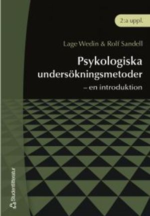 Psykologiska undersökningsmetoder |  2:e upplagan