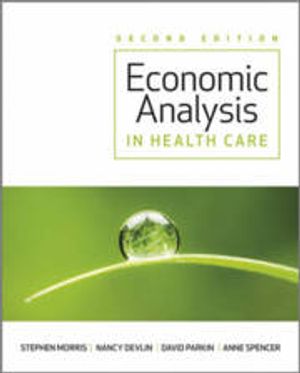 Economic Analysis in Health Care | 1:a upplagan