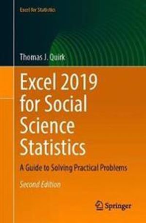 Excel 2019 for Social Science Statistics |  2:e upplagan