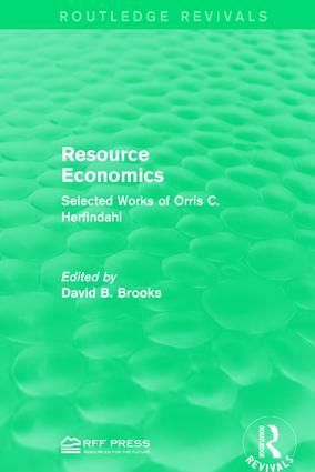 Resource Economics | 1:a upplagan