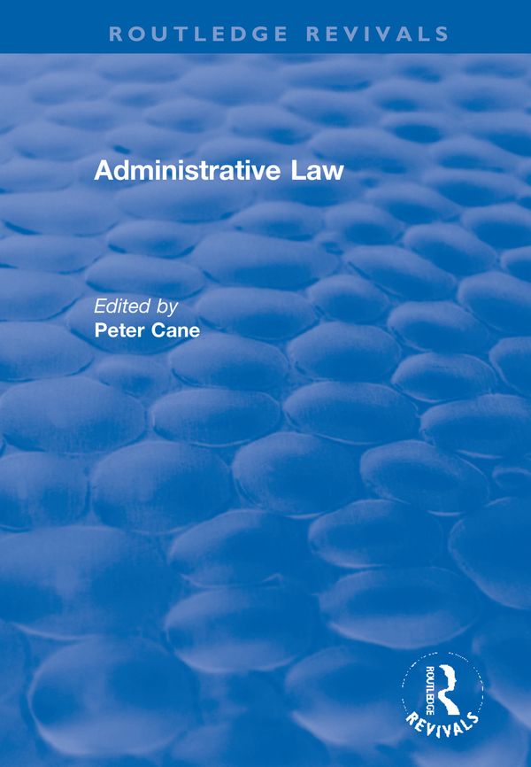 Administrative Law | 1:a upplagan