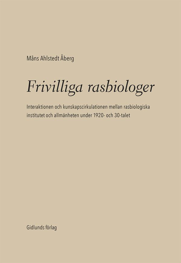 Frivilliga rasbiologer | 0:e upplagan
