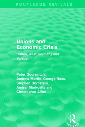 Unions and Economic Crisis | 1:a upplagan