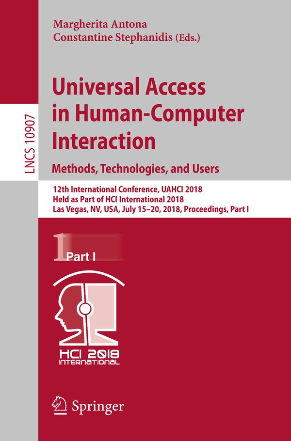Universal Access in Human-Computer Interaction. Methods, Technologies, and Users | 1:a upplagan