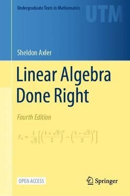 Linear Algebra Done Right | 4:e upplagan