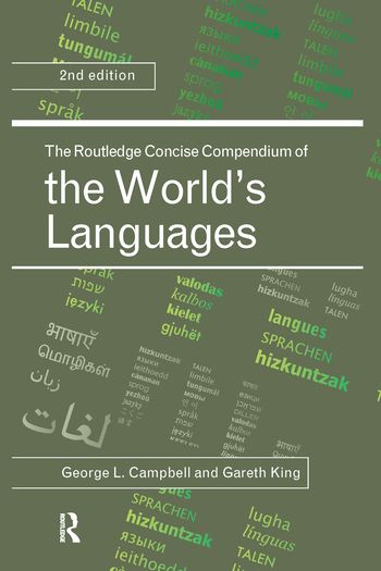 The Routledge Concise Compendium of the World's Languages | 2:a upplagan
