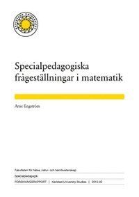 Specialpedagogiska frågeställningar i matematik