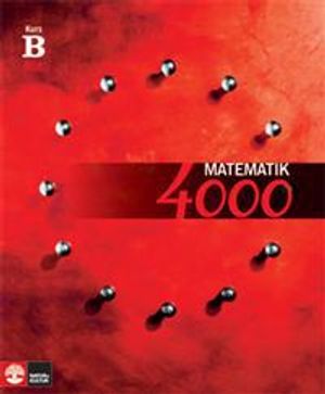 Matematik 4000 Kurs B Röd Lärobok | 1:a upplagan