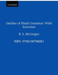 Outline of Hindi Grammar | 3:e upplagan