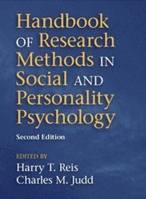 Handbook of Research Methods in Social and Personality Psychology