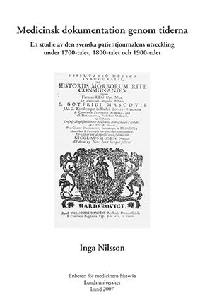 Medicinsk dokumentation genom tiderna | 0:e upplagan