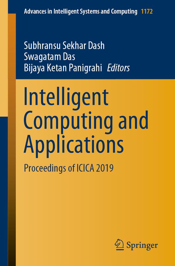 Intelligent Computing and Applications | 1:a upplagan