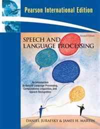 Speech and Language Processing | 2:a upplagan