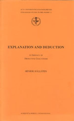 Explanation and deduction A defence of deductive chauvinism