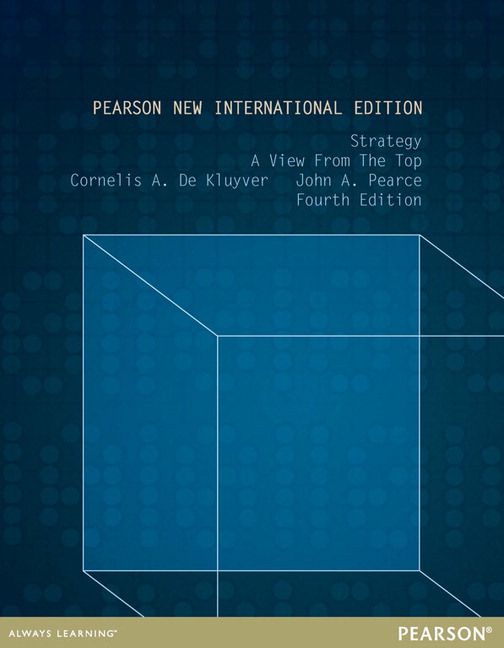 Strategy: Pearson New International Edition | 4:e upplagan