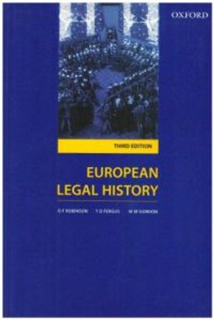 European Legal History | 3:e upplagan