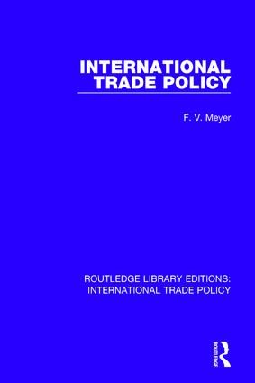 International Trade Policy | 1:a upplagan