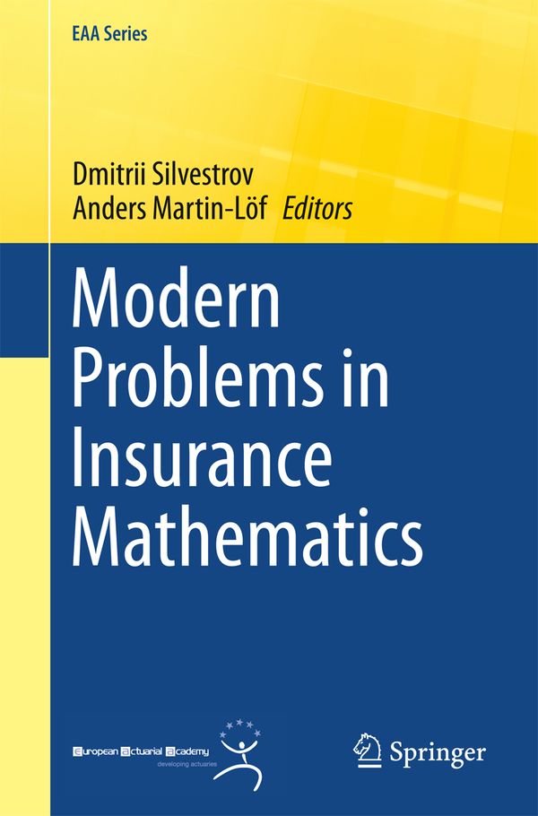 Modern Problems in Insurance Mathematics | 1:a upplagan