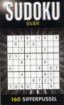 Sudoku Svår Svart