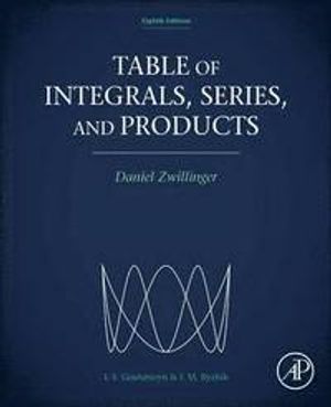 Table of integrals, series, and products